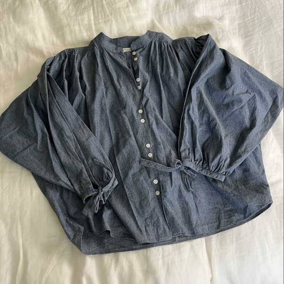 *sold* Doen O’Keefe top in chambray - Picture 4 of 4